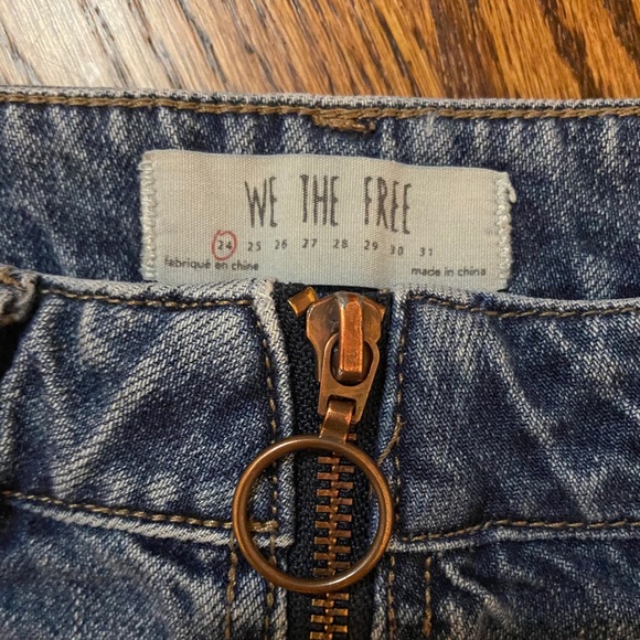 Free People Zip It Up Jean Skirt - Picture 6 of 6